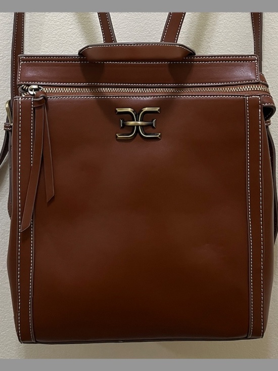 NEW SAM EDELMAN TOP ZIP BACKPACK BROWN main image 10